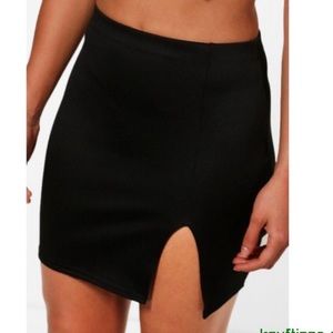 Thigh split mini skirt. Never worn.